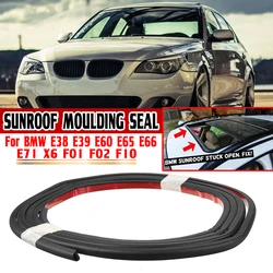 Black Rubber Sunroof Moulding Seal For BMW E38 E39 E60 E65 E66 E71 X6 F01 F02 F10