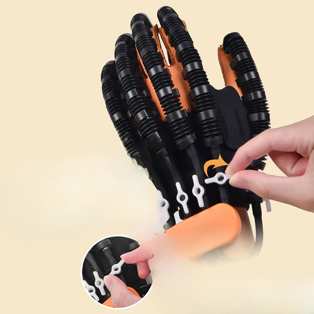 Protable Rehabilitation Robot Gloves Stroke Hemiplegia Cerebral Infarction Training Device Finger Exerciser Hand Function Recove