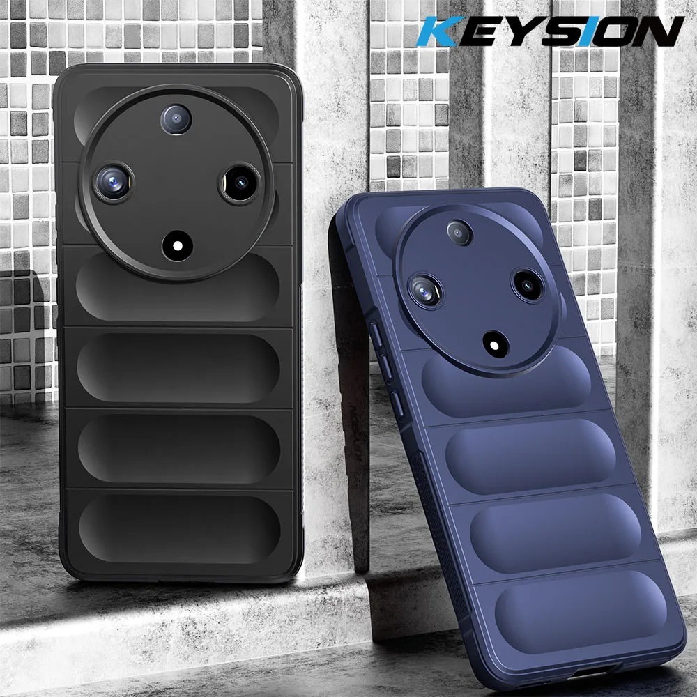 

KEYSION Shockproof Case for HONOR X9b 5G Magic 6 Lite 4 Pro Anti-skid Soft Silicone Phone Cover for Huawei Nova Y90 Y71 Y61 Y70