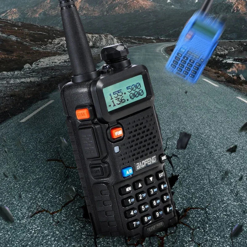 

Baofeng UV-5R 8 Вт True High Power 8/5 Вт Мощная рация дальнего действия 16 км двухдиапазонная двусторонняя радиостанция CB Портативная UV5R охотничья