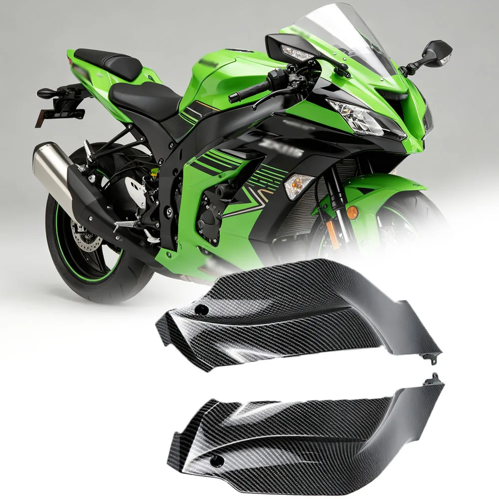 Gas Tank Side Cover Fairing Carbon Fiber Color For KAWASAKI NINJA ZX-10R ZX10R 2011 2012 2013 2014 2015 2016 2017 2018 2019 2020