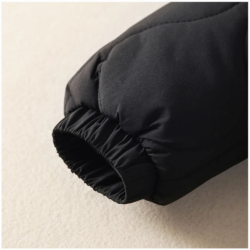 Neuer süßer Baby-Winteroverall mit Bärenohren und Kapuze, Kälteschutz-Skibekleidung, verdickte Baumwolle und Samt-Innenseite, Neugeborenen-Jumpsuit 0-2 Jahre – Detail 35