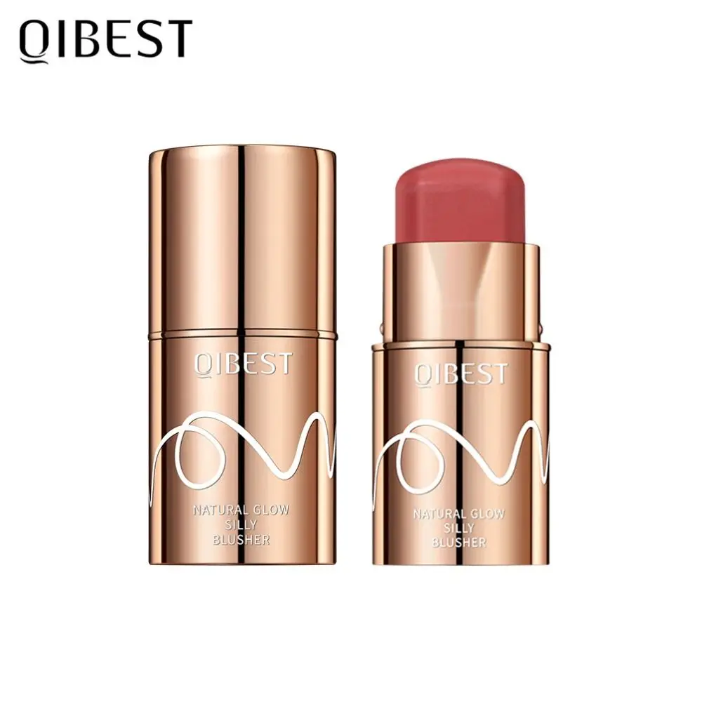 4 colori viso Blush Stick Cream Smooth Waterproof Natural Cheek Rouge Silky Cheek Tint Face Makeup fard Women