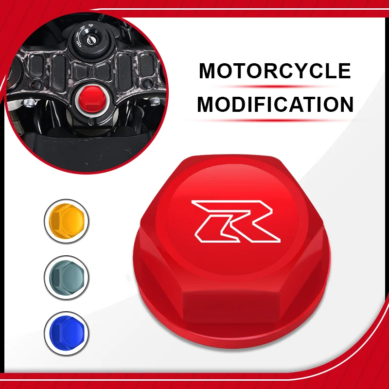 

For GSXR600 GSXR750 2006-2010 GSXR1000 2005-2016 Motorcycle CNC Steering stem head & Rear wheel axle Cover gsxr