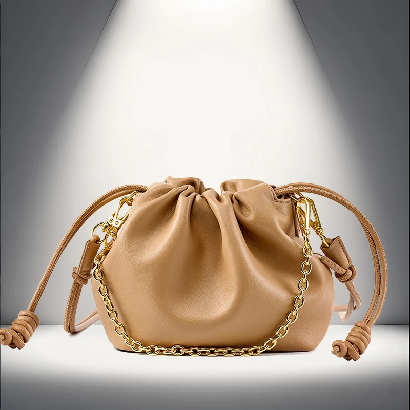 

Genuine leather luxury designer brand bag, women's handbag, high-quality cowhide shoulder crossbody bag, small bag, women's bag