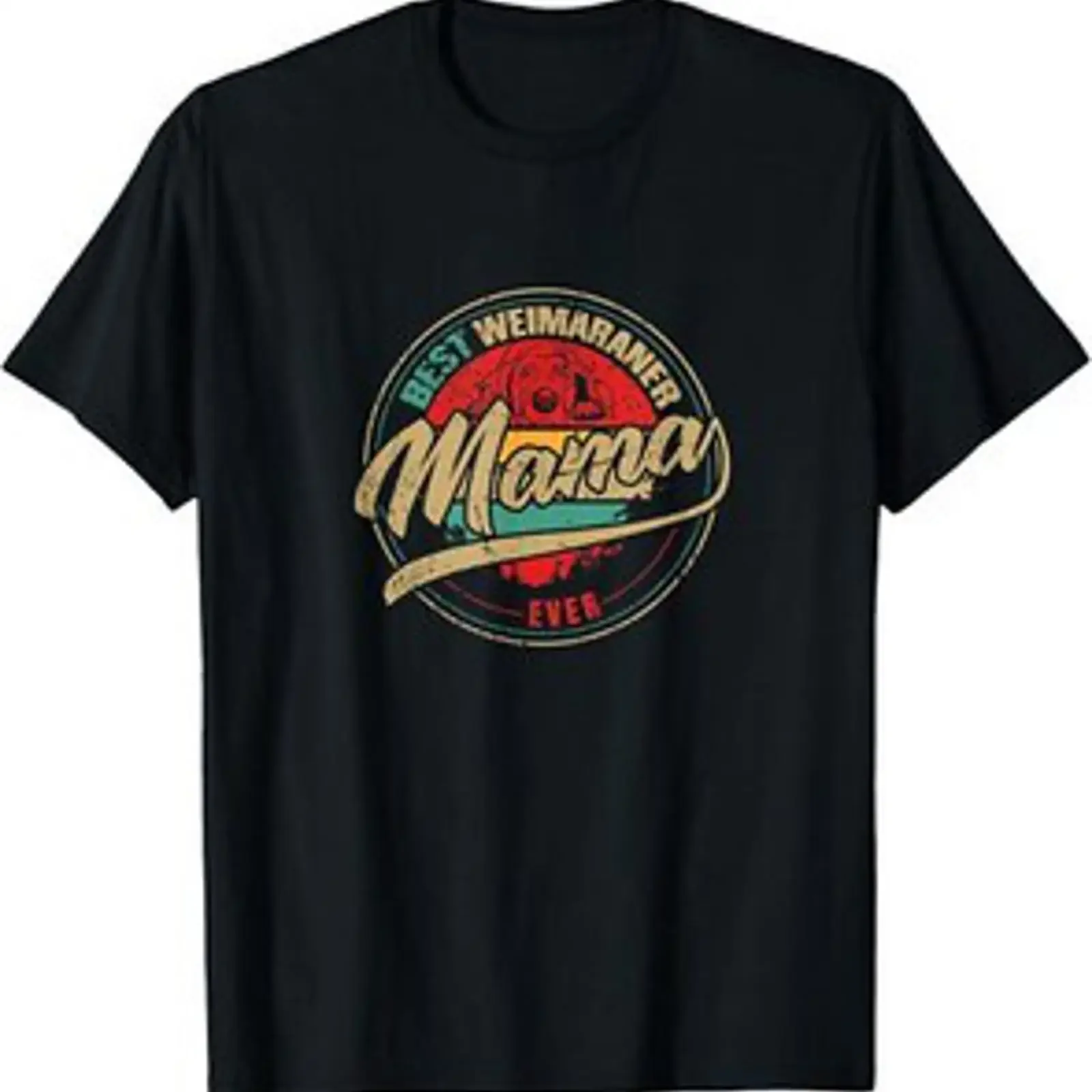 Camiseta Best Weimaraner Mama Ever Perro Regalo vintage, estilo vintage, ligeramente transpirable, suave, elegante, unisex, cómoda y a la moda