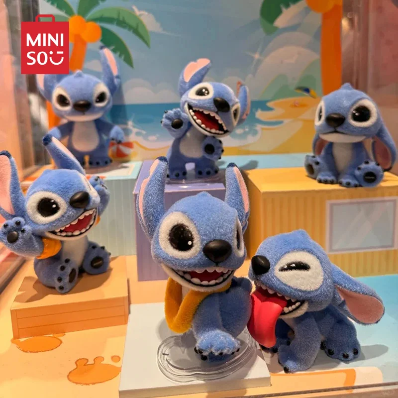 

Miniso Disney Stitch Adventure Series Таинственная коробка-сюрприз Симпатичная плюшевая игрушка Модель куклы Игрушка Рождественский подарок Украшение