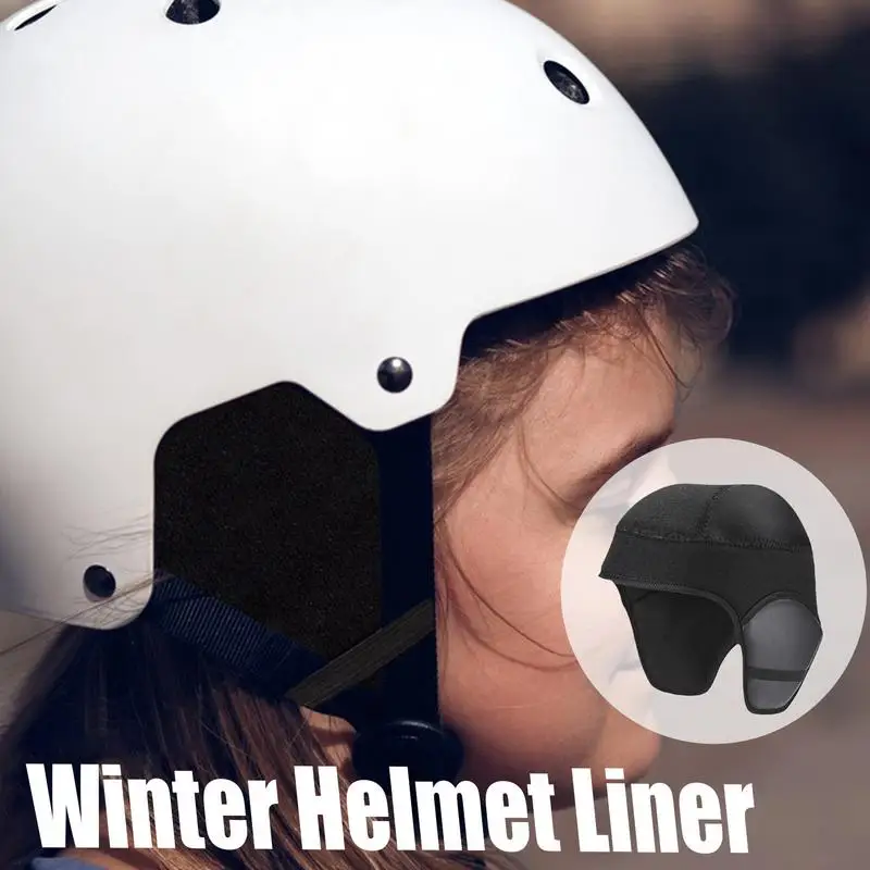 Helmet Liners For Men Winter Helmet Cap Skull Cap Helmet Liner Hard Hat Beanie With Removable Pad For Outdoor Activities