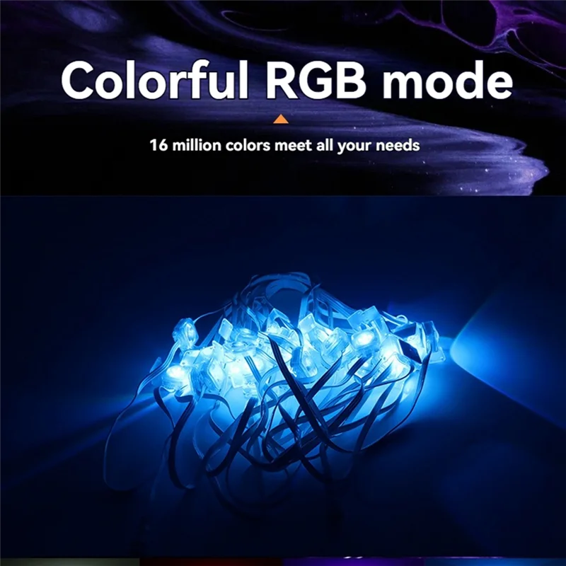 

AT21-US Plug Smart RGB Waterproof Outdoor Lights, LED Eave Lights With App & Voice Control For Home Decor