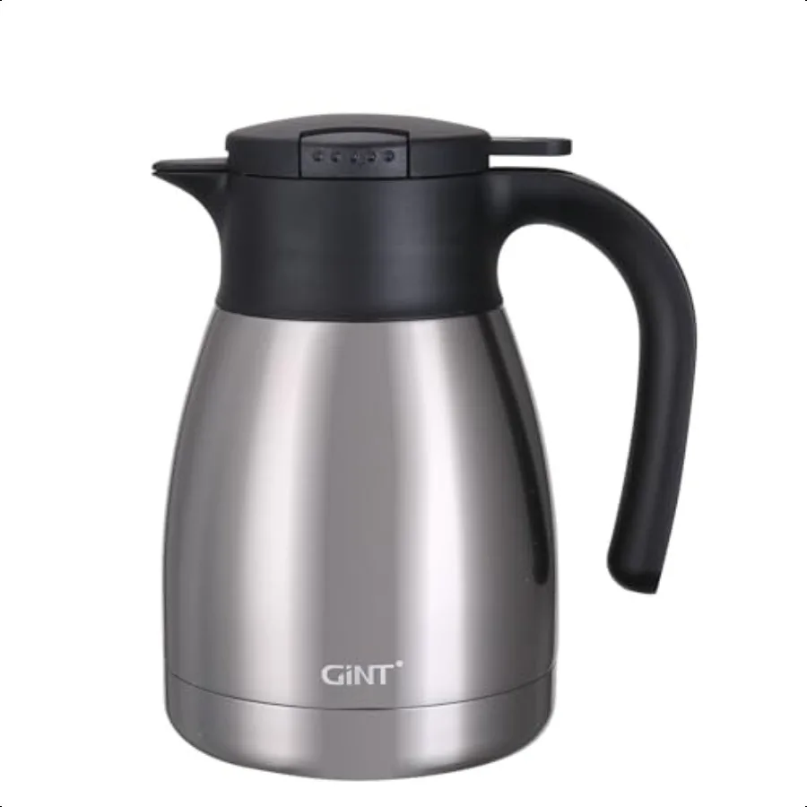 

34Oz Thermal Coffee Carafe Insulated Stainl Steel Coffee Carafes for Keeping Hot Double Walled Vacuum Coffee Carafe Sier 1L