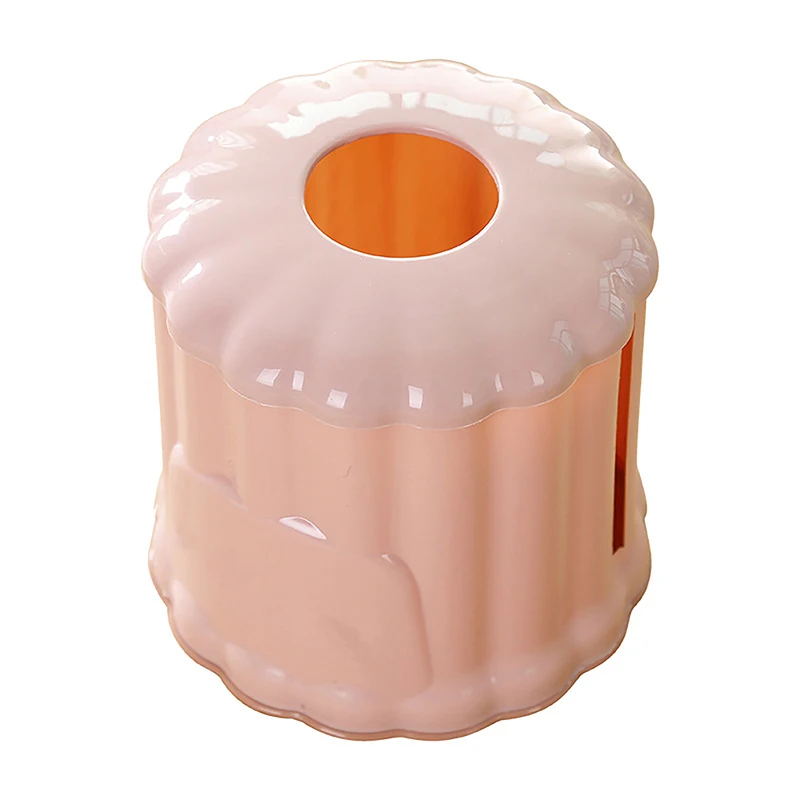 Household Tissue Box Coffee Table Dining Table Circular Napkin Storage Box Roll Paper Suction Box