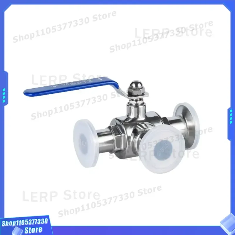 304 316L Stainless Steel Manual Ball Valve Three Way Quick Install High Quality Factory Direct Sample Customization Support