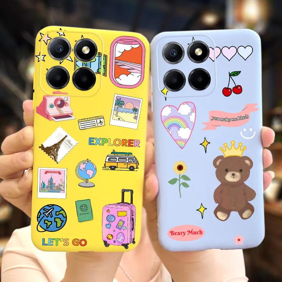 For Honor X8 Phone Case TFY-LX3 Protector For Honor X8 5G 2022 VNE-N41 Soft Silicone Cover For Honor X6 VNE-LX1 VNE-LX2 TPU Case