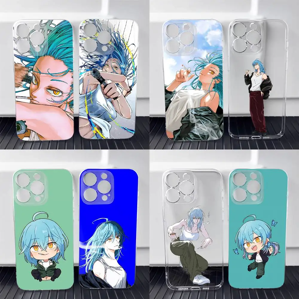 حافظة هاتف Rion Akao S-Sakamoto لهاتف iPhone 17,16,15,14,13,12,11 Pro,Max,Plus,X,XS,XR,SE,سيليكون شفاف صغير ناعم