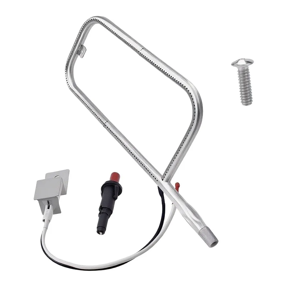 for Easy Install Barbecue Burner Kit BBQ Replacement Parts As Shown Gas Grill Igniter High Heat Resistant Uniform Flame