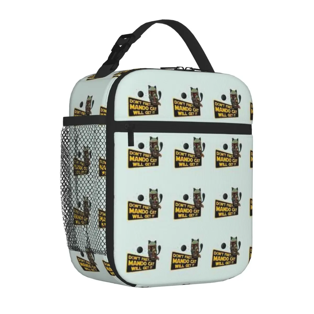 Bestselling Mando Cat Picnic Style Lunch Tote Weekend Getaway Lunch Handbag