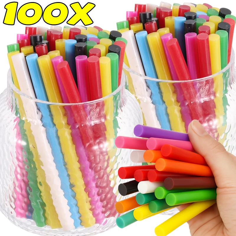 Colorful Hot Melt Glue Adhesive DIY Handmade Craft Sticks Car Body Dent Paintless Removal Repair Strips Repair Adhesive Rods