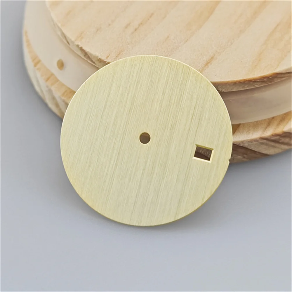 New Simple Solid Color Watch Dial 30.5mm, for NH35A/4R35 Movement, Mechanical No Luminous Watch Faces, Single Calendar NH35 Dial