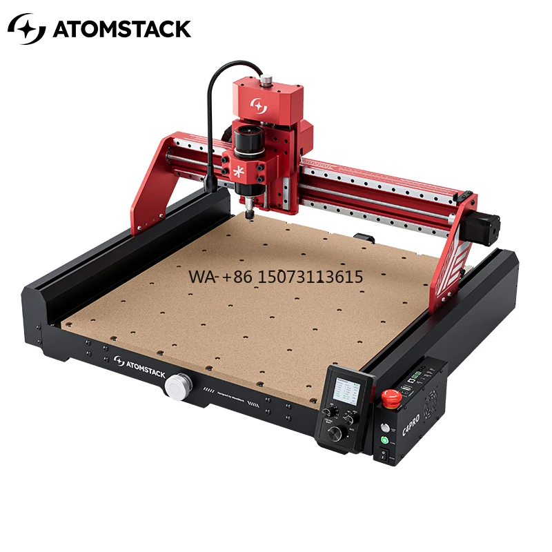 

ATOMSTACK C4 PRO CNC Machine 200W 3 Axis with Offline Control Emergency Stop Button for Deep Engraving Cutting Wood Metal Jade