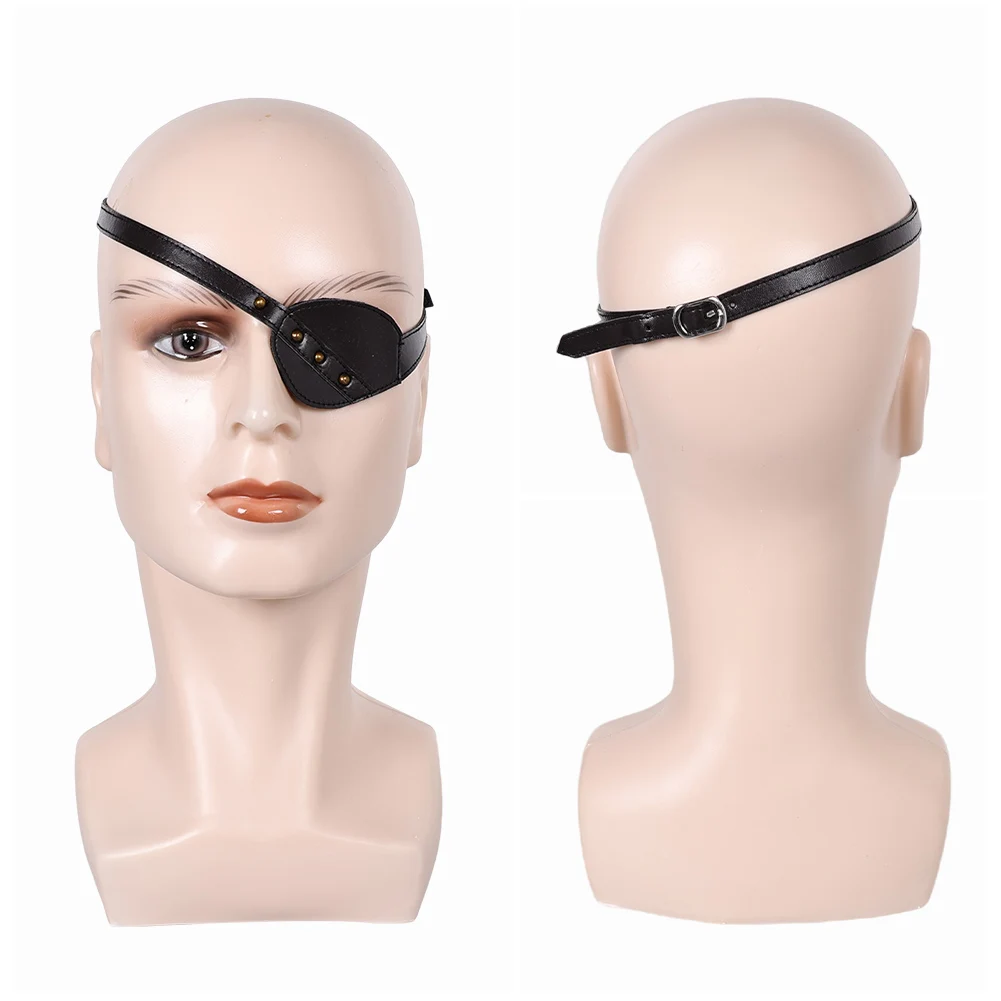 Prince Daemon Aemond Cosplay accessori per costumi pirata Single Eye Patch uomini adulti gioco di ruolo maschera per gli occhi per travestimento medievale maschile