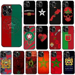 IT-78 Morocco Flag Passport Soft Case for Xiaomi Redmi Note 9T 9 9S 10 10s S2 11 9C Power Pro Max Poco X3 NFC