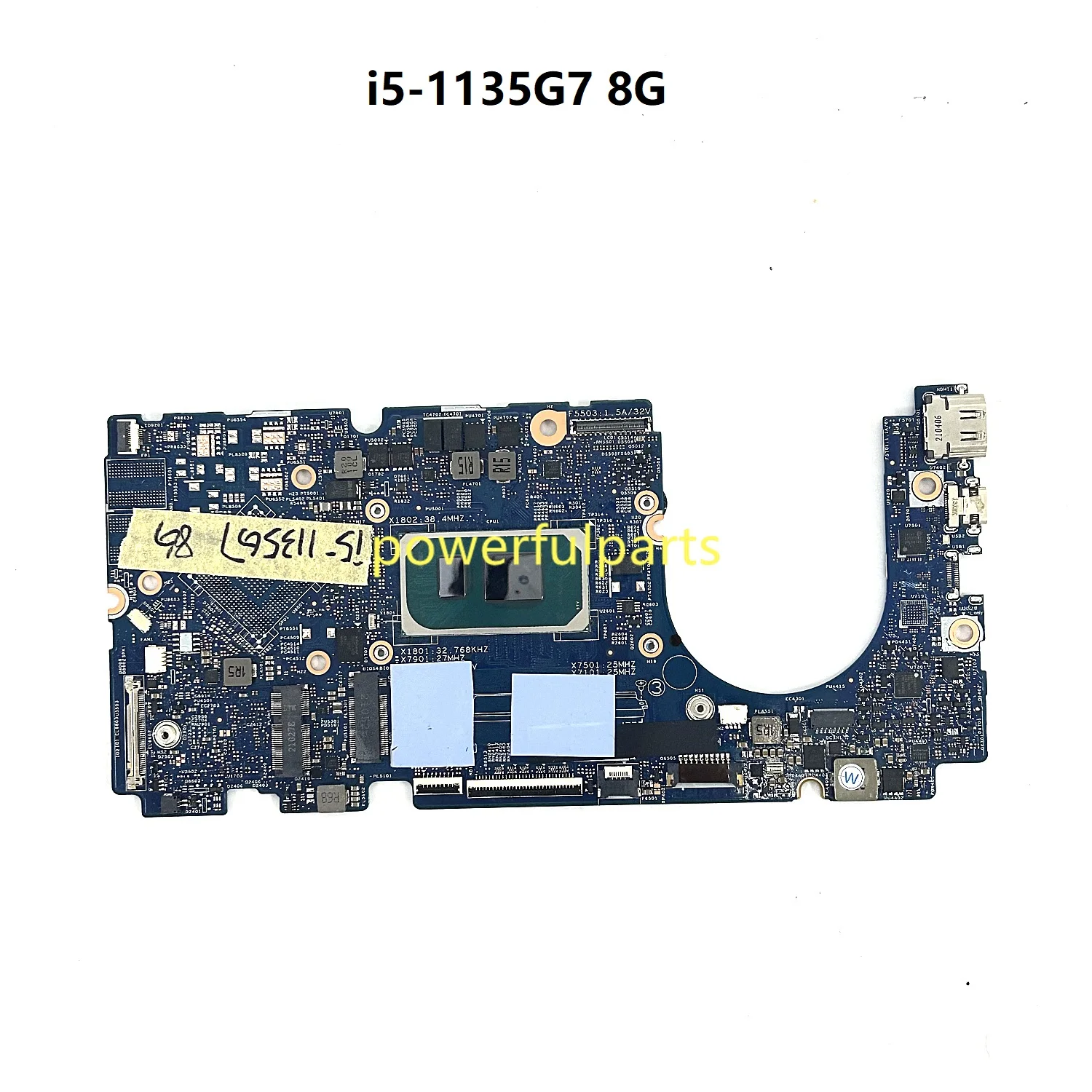 0JDFCT For Dell Latitude 13 3320 Laptop Motherboard 19880-1 i5-1135G7 CPU  8GB RAM Working Good