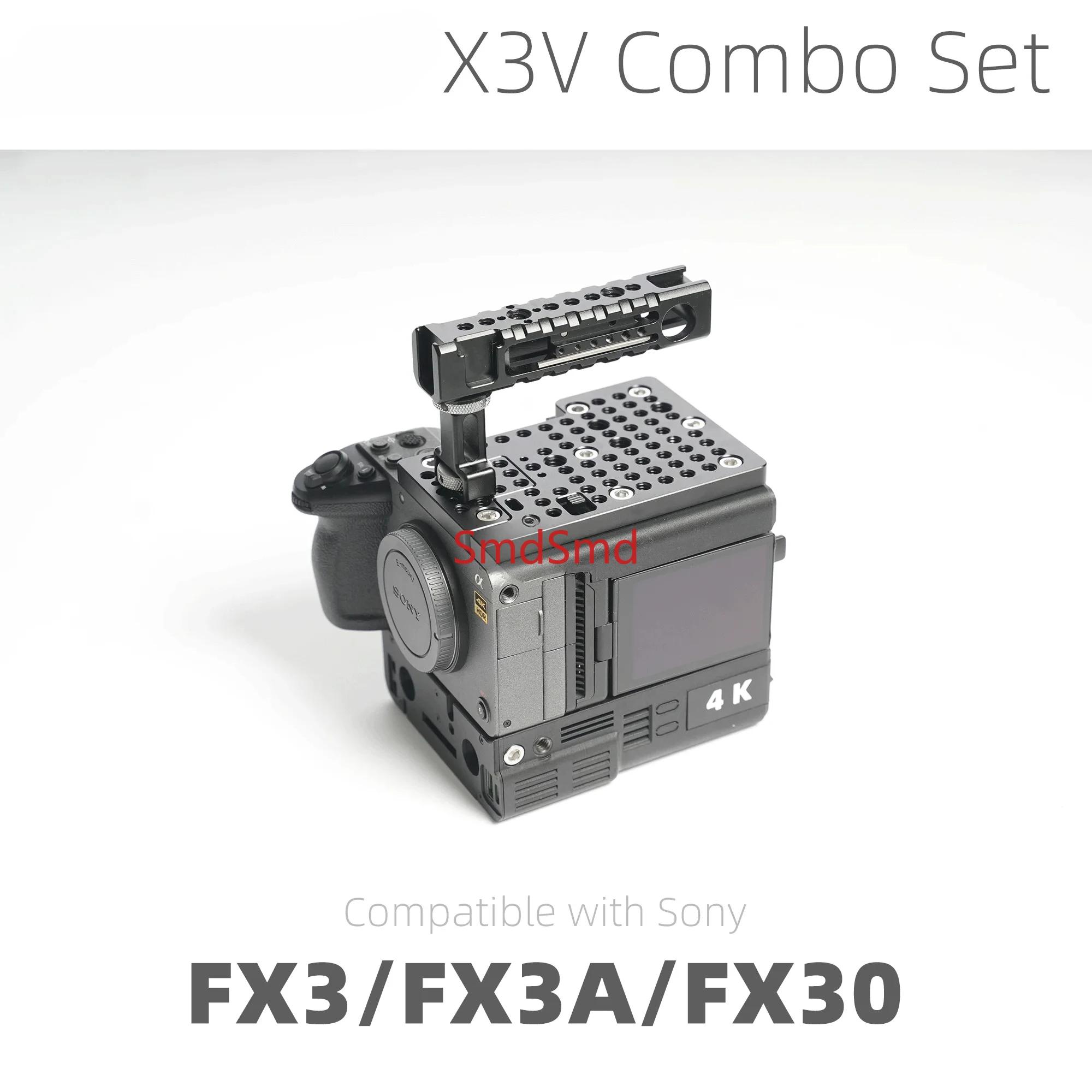 X3V fx3 30 Camera Cage Combo Set – Suitable for Vertical Shooting, Handheld Use, and Tripod Mounting /Kit
