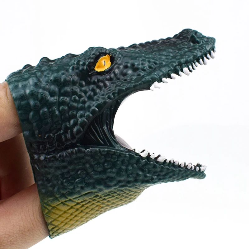 Creative Simulatlon Crocodile Finger Puppets Toys Kids Funny Animal Model Finger Puppets Storytelling Props Children's Toys Gift