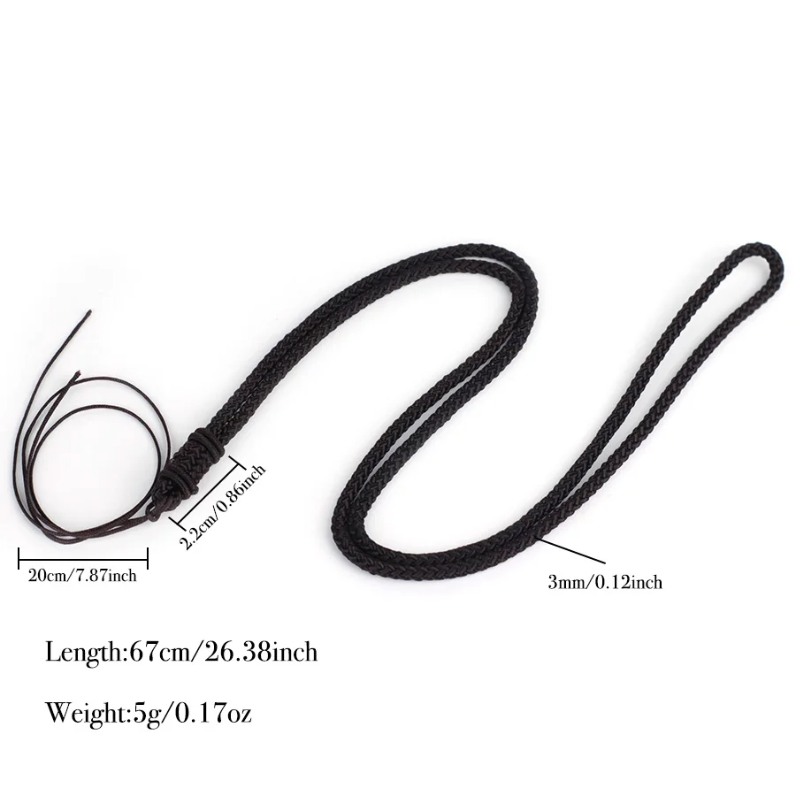 Wholesale 20Pcs/Pack Braided Rope For Necklace Making 5 Colors 67cm Long Collar Handmade Weaven String DIY Necklace Trinket