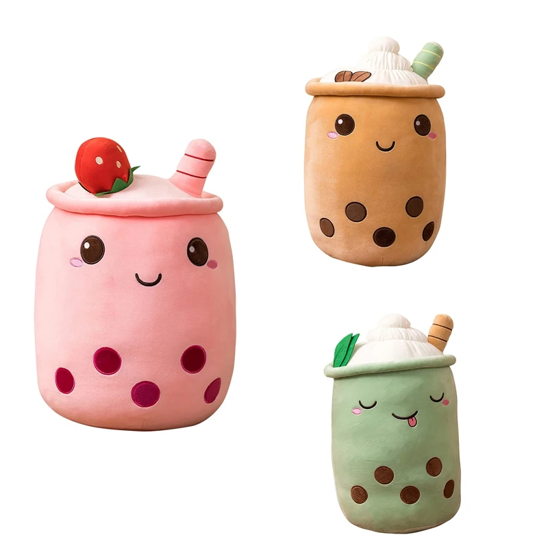 

Милая плюшевая игрушка Boba Tea, коричневая жемчужина, чай с молоком, пузырьковая плюшевая подушка для дома, мягкая подушка для объятий, чай с молоком, подарок для детей