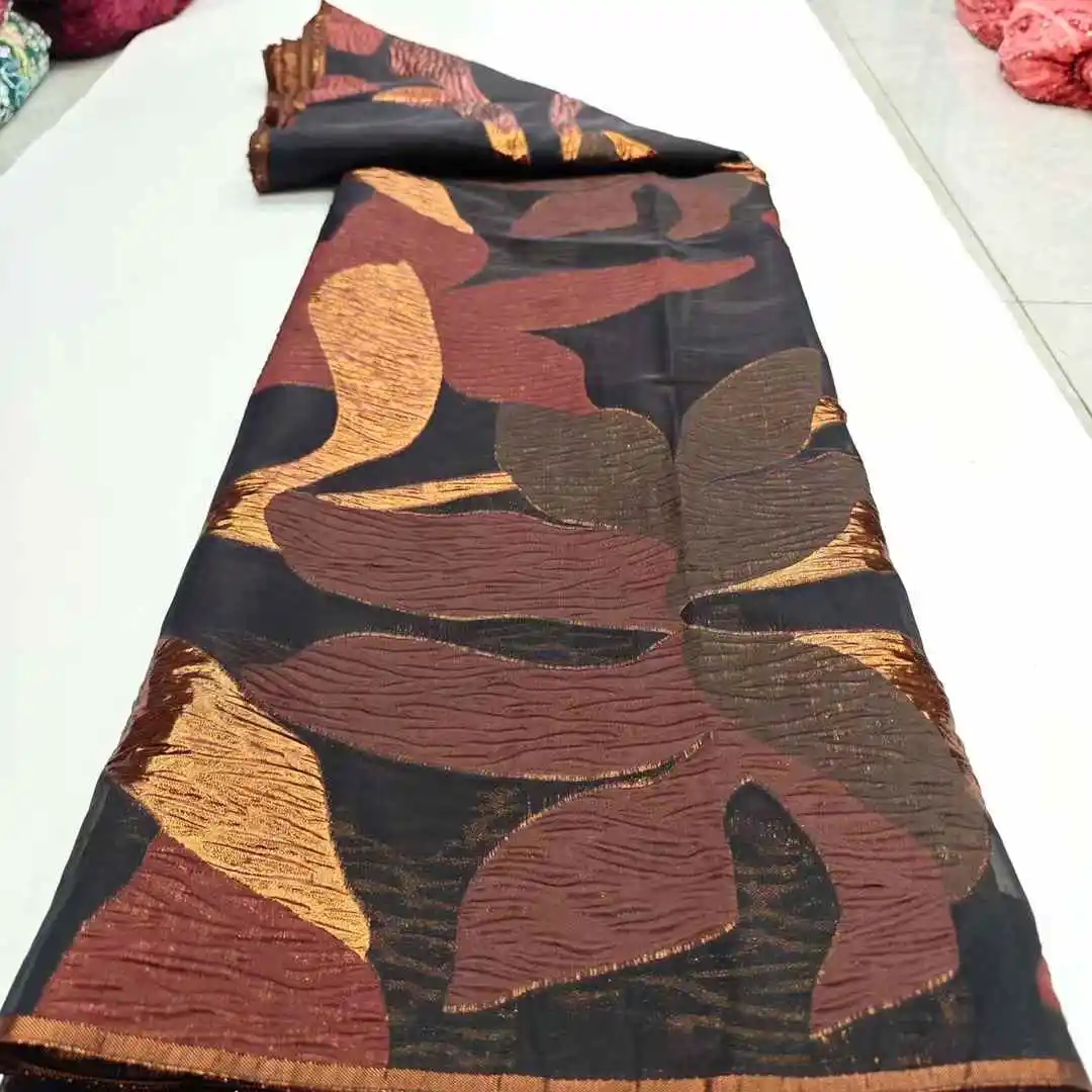 Жаккардовая ткань, кружевная африканская парча, кружевная ткань, нигерийское высокое качество, роскошные шитье, вечерние платья для женщин, 5 ярдов