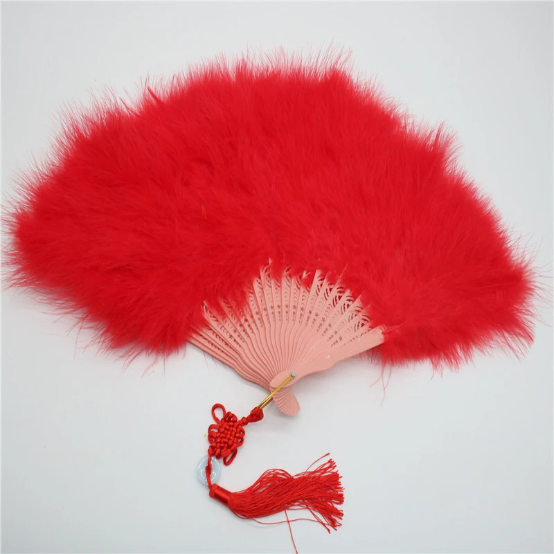1pcs/lot fluffy feather hand fan dance stage show props wedding party Goose feather fan Belly Dance decoration feathers fan