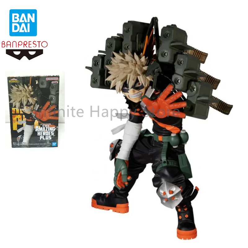 Original In Stock Bandai Banpresto My Hero Academia Amazing Plus Bakugou Katsuki Scenery Figure Ornaments Anime Movies Cartoon