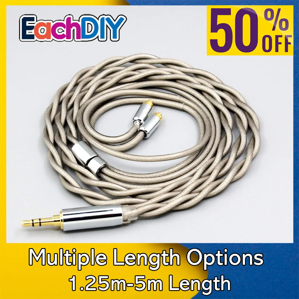 

Кабель для наушников Type6 756 core 7n Litz OCC с серебряным покрытием для Dunu dn-2002, 2-жильный, 2,8 мм, LN007829