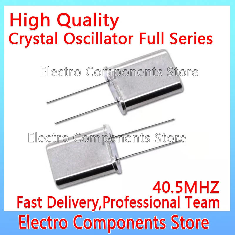 5PCS/Lot HC-49U 2P 40.5M Passive Crystal Oscillator 49U 40.5MHZ 2Pin Crystal Resonator DIP Through Hole DIP-2P