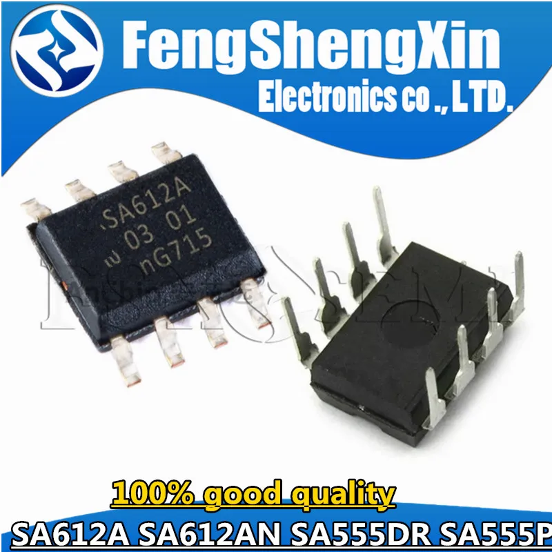 SA612A SA555DR SOP8 SA612AN SA612 SA555P SA555 DIP8 Chips