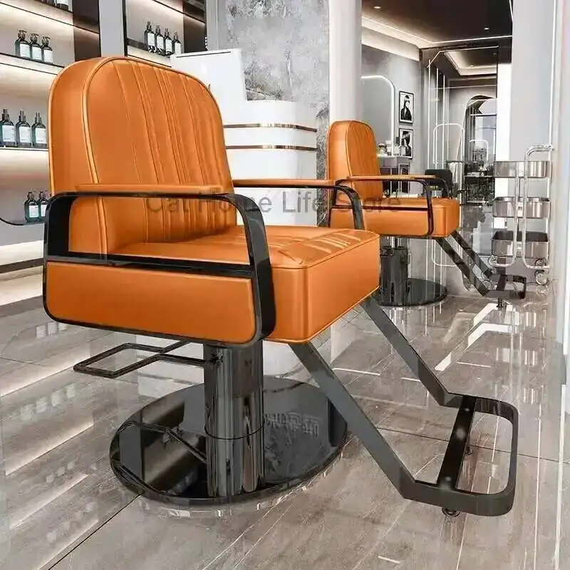 كراسي عتيقة كرسي باديكير احترافي آلات الحلاق مكياج مريح تصفيف الشعر الأحمر رمش وشم دوار قابل للتعديل #6