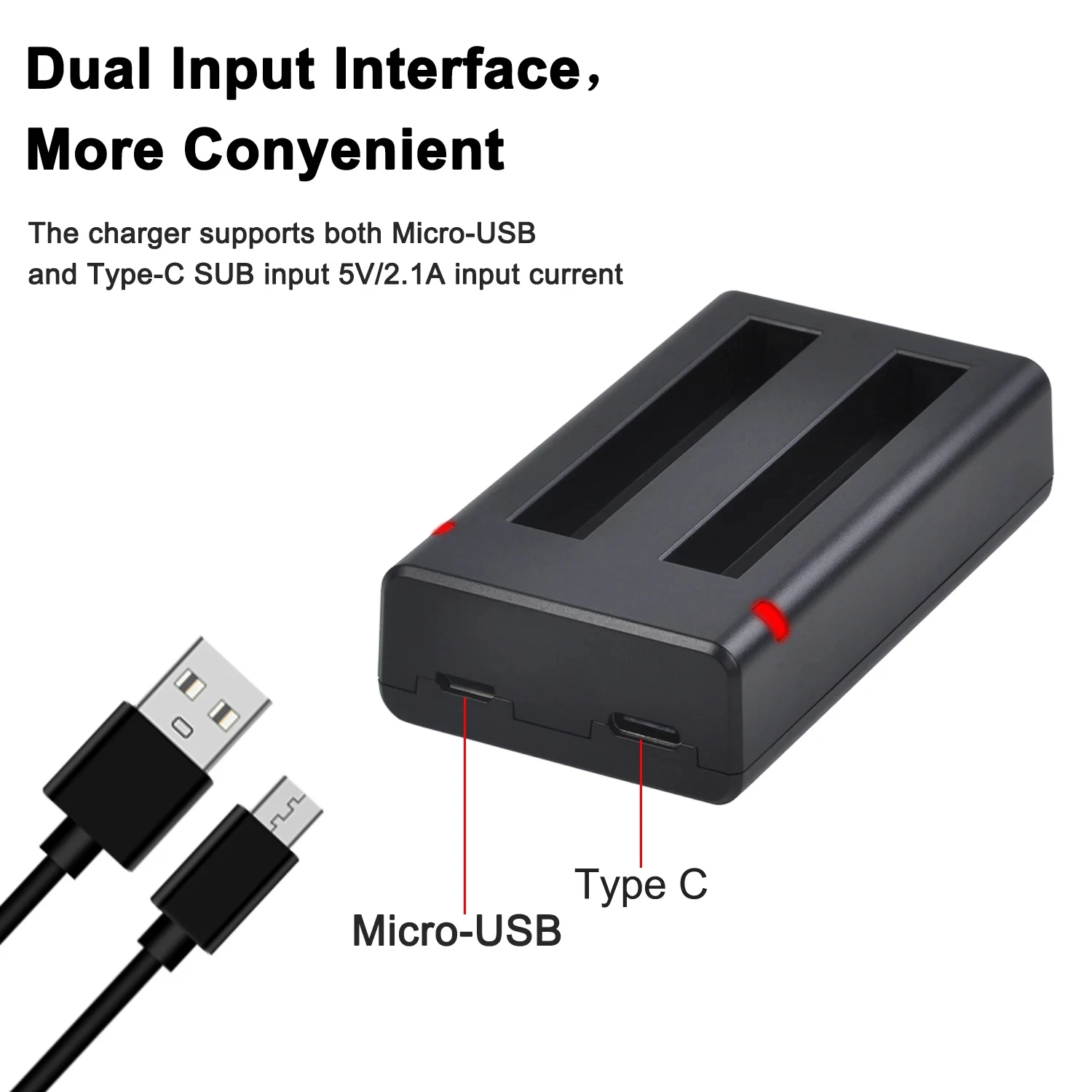 Bateria لبطارية Insta360 ONE X2 1800mAh + شاحن بديل لملحقات كاميرات Insta360 ONE X2 الأصلية