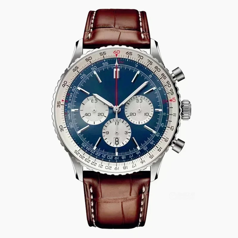 2026 hoogwaardig vrijetijdshorloge, multifunctioneel quartz chronograafhorloge voor heren, AAA, VK63 uurwerk AAAAA