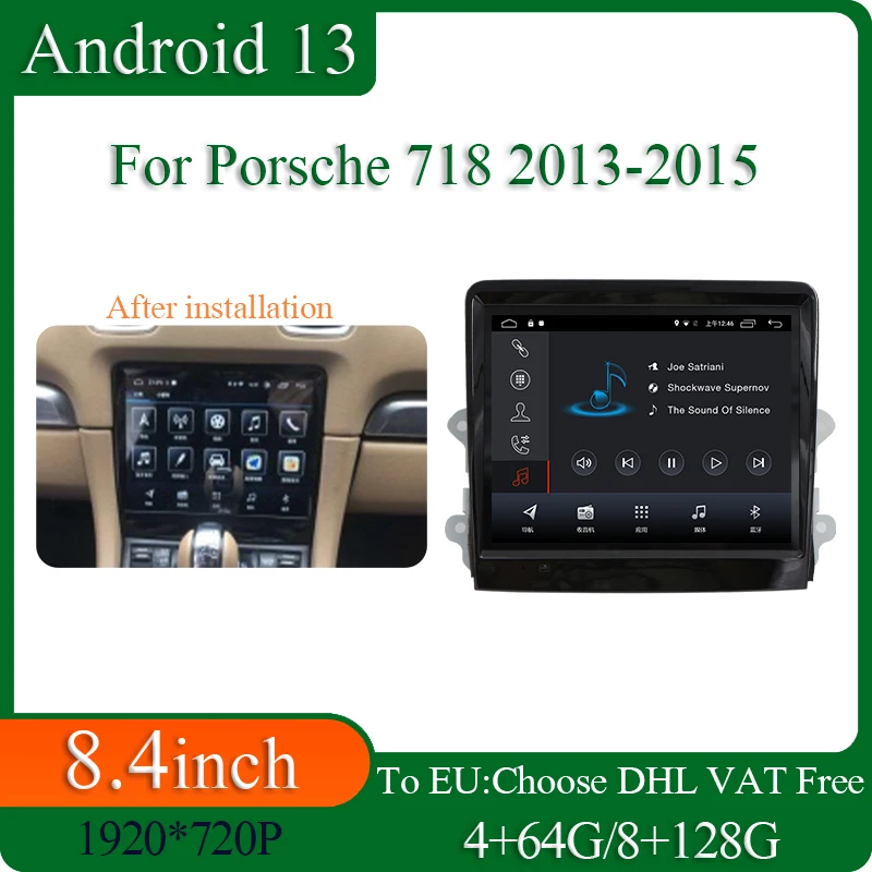 Factory Price Android 13 For Porsche 718 2015 Carplay Auto Car Multimedia Player Radio Navigation With IPS HD Screen Car play 4G