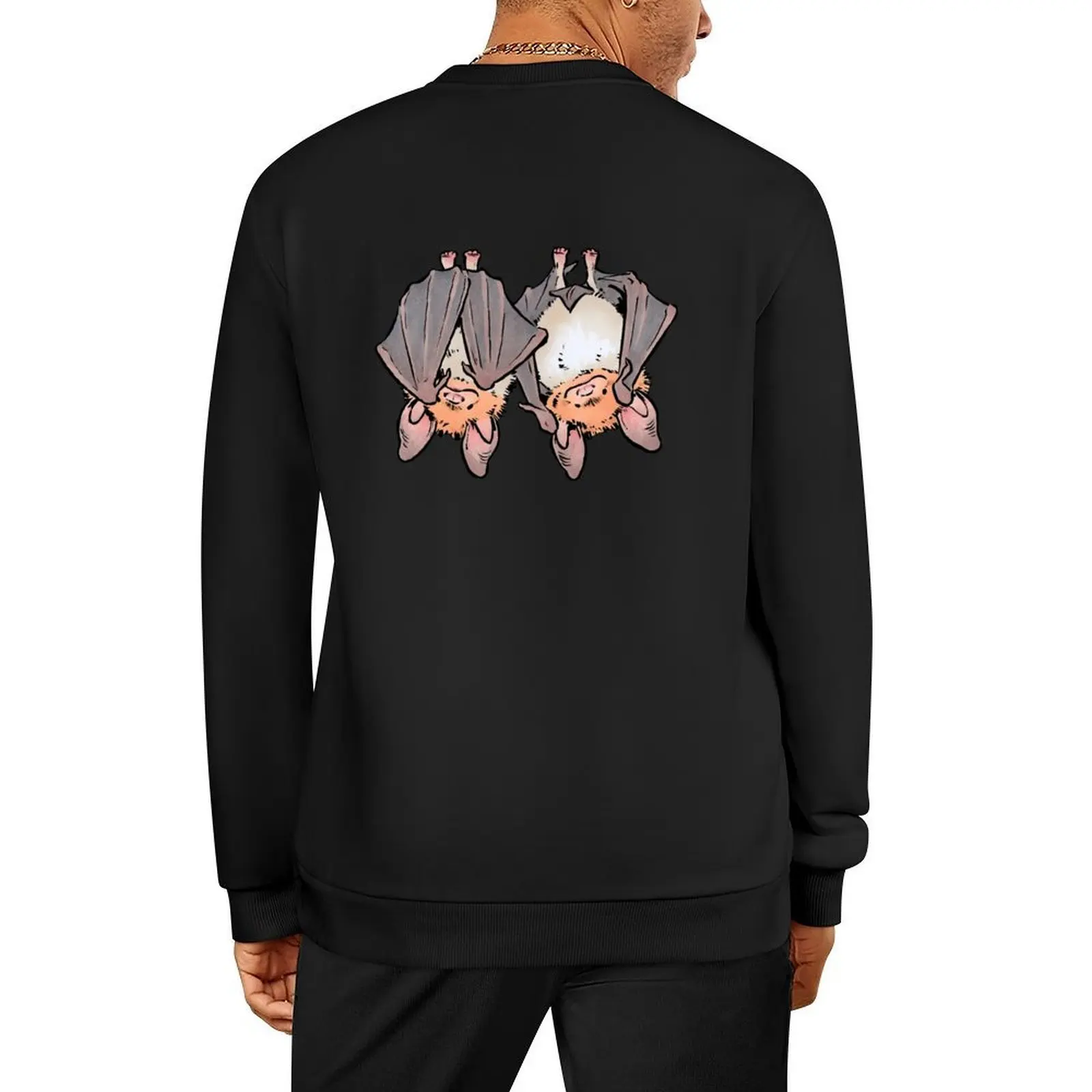 

Greater mouse-eared bats Pullover men's sweat-shirt korean clothes blouse men clothes men sweatshirt