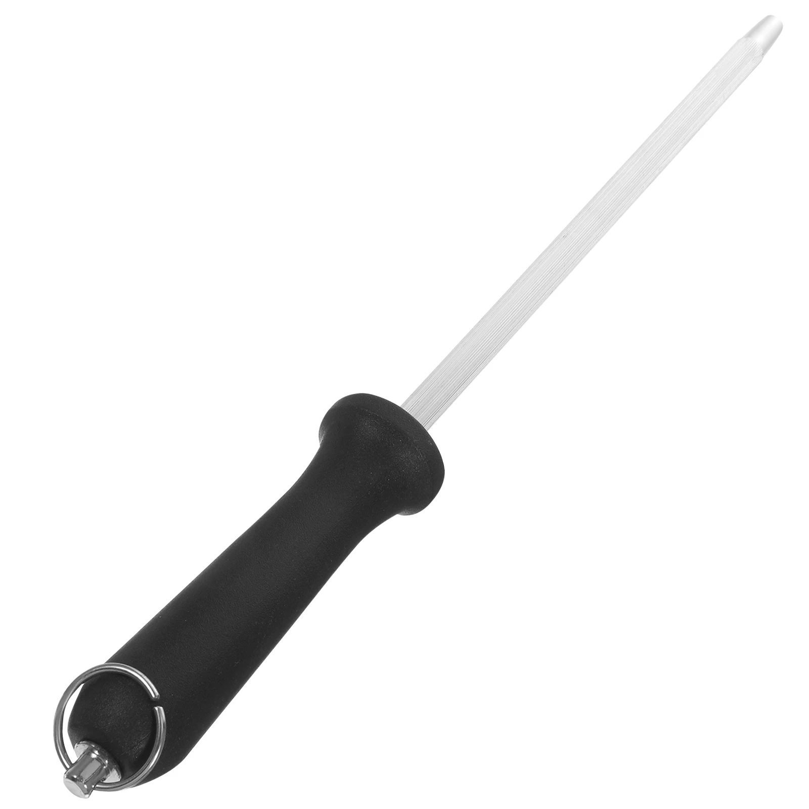 

Professional Knife Sharpener Honing Steel Multi-purpose Sharpener Rod Stainless Steel PP Material Easy Storage
