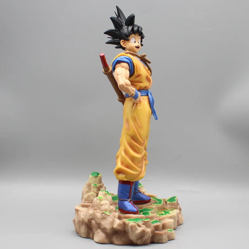 31cm Dragon Ball Goku Dream Standing Position Anime Figure Model Statue Boys Collection Desktop Decoration Ornament Toys Gifts