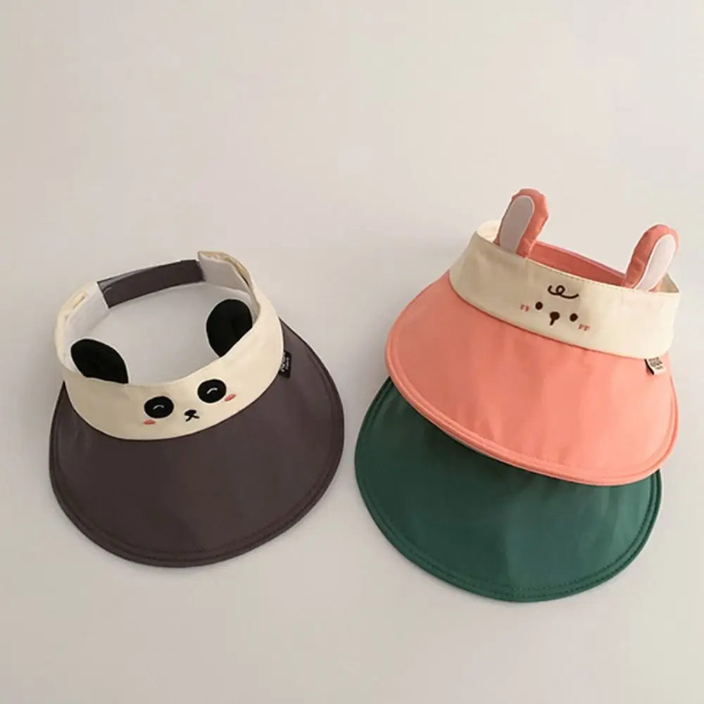 

Удобная дышащая детская шляпа от солнца в корейском стиле с защитой от УФ-лучей, детская пустая верхняя кепка, быстросохнущая детская солнцезащитная шляпа с животными, дорожная шляпа