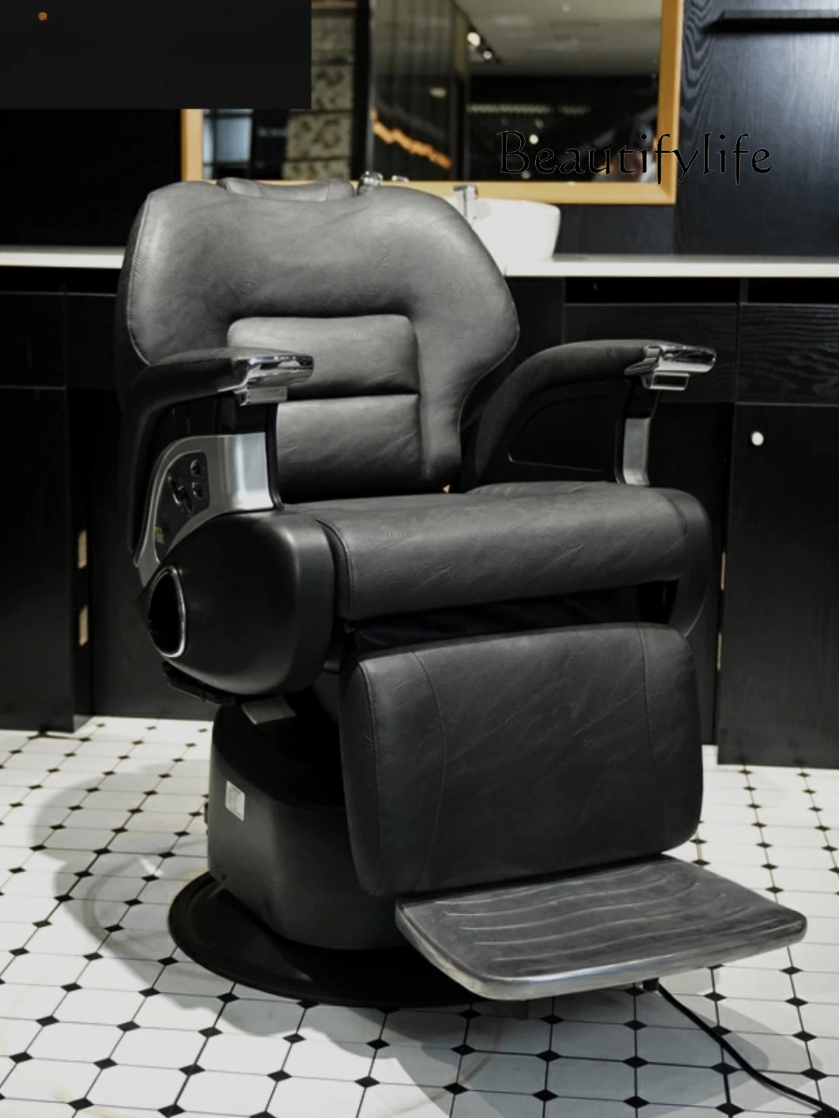 Nordic Hair Care Center Special Electric Can Put down Barber Chair