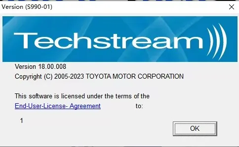 Newest Version 2/2023 TIS 18.00.008 Techstream Software Link and Active Code Work with MINI VCI MINIVCI