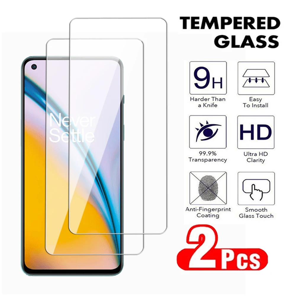 2Pcs Screen For OnePlus Nord CE 2 3 Lite ACE Pro Lite 5G Tempered Glass For OnePlus Nord 3 2T ACE 2V Full cover Protecctor Film