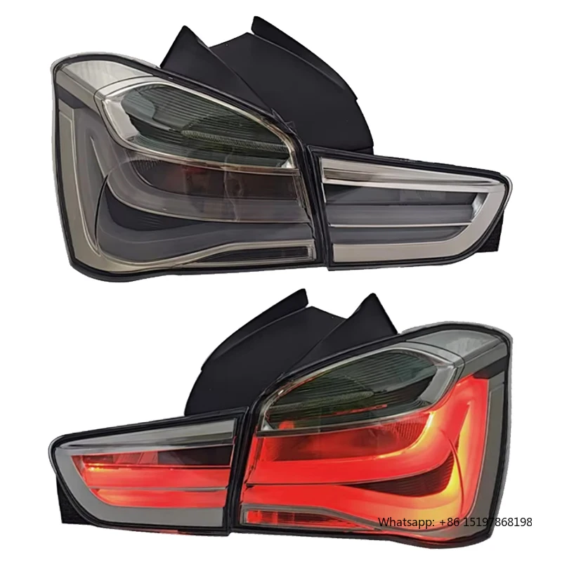 สําหรับ BMW 1 Series F20 ไฟท้าย 2015 2016 2017 2018 ด้านหลังโคมไฟอัพเกรด LED แบบไดนามิกไฟท้ายไฟเลี้ยวรถอุปกรณ์เสริม Taillamp