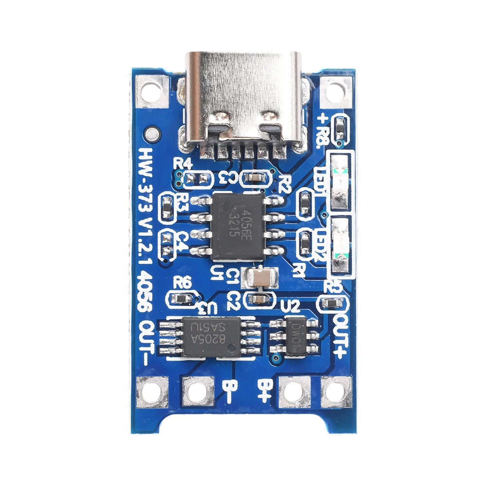 TP4056 Typ-C USB 5V 1A 18650 Lithium-Batterie-Ladegerät TP4056 Modul Ladeplatine mit Schutzfunktion Doppelfunktion 1A Li-Ion – Detail 8