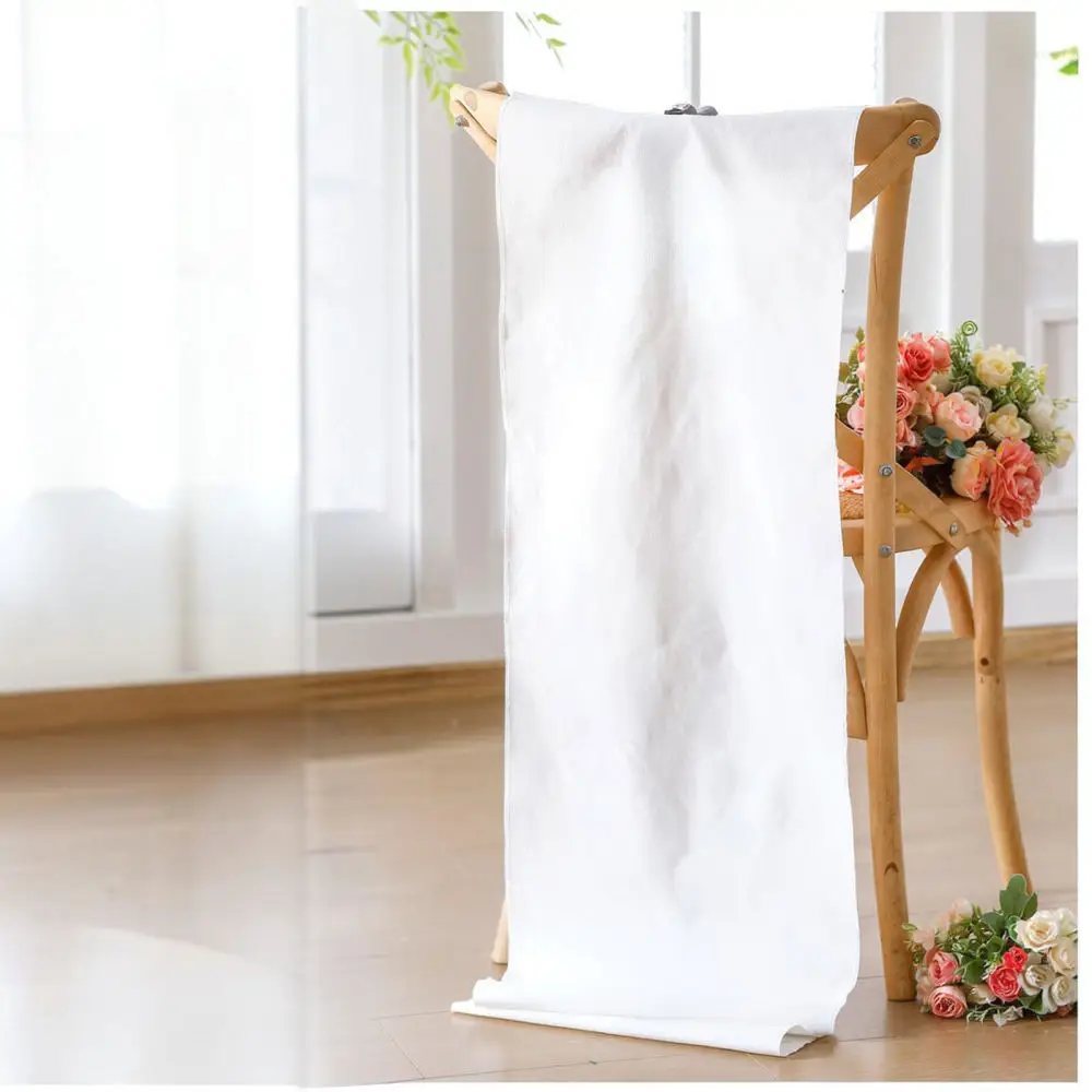 Wedding Chair Sign Hanging Banner Reserved Seat Marker Personalized Polyester Fabric Decoration For Party Ceremony Decor